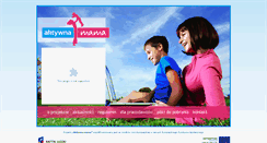 Desktop Screenshot of aktywnamama.wspa.pl